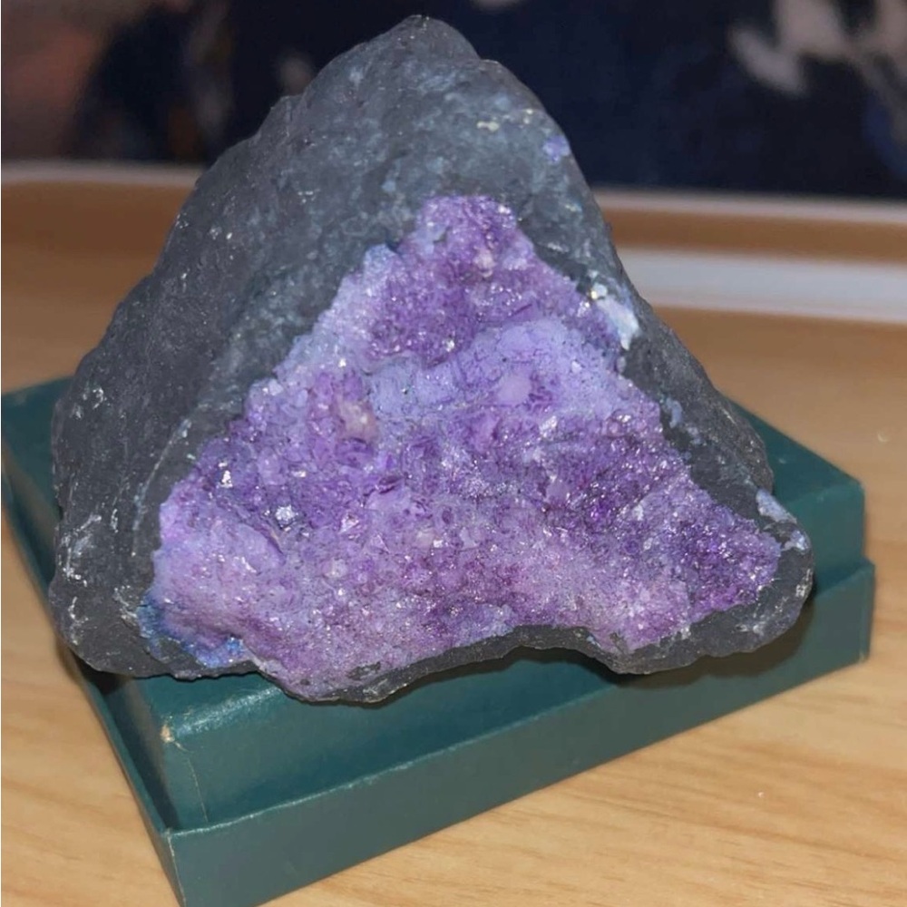 Purple Crystal Geode Specimen